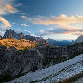 Sonnenuntergang in den Dolomiten von Vladimir Fotografie