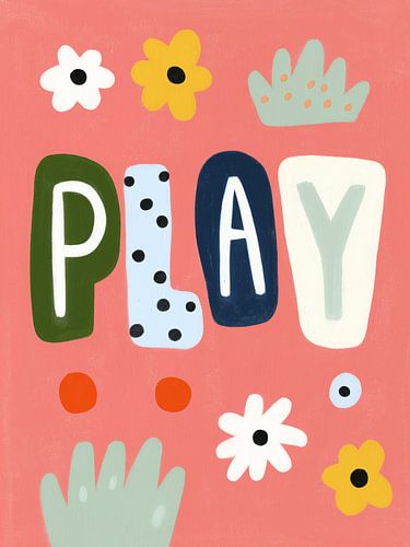 SPELEN – Speelse typografie in de kinderkamer