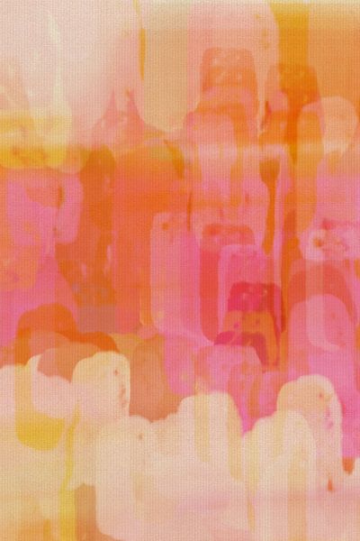 Dreamscape in Yellow and Pink by Dina Dankers