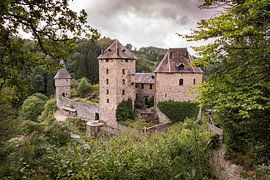 Castle Reinhardstein near Robertville village in Belgium. Belgian Ardennes region by ChrisWillemsen
