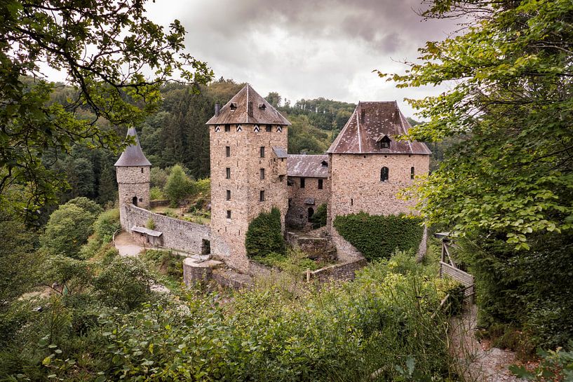 Castle Reinhardstein near Robertville village in Belgium. Belgian Ardennes region by ChrisWillemsen