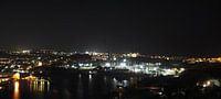 Willemstad, Curacao bij nacht van Atelier Liesjes thumbnail