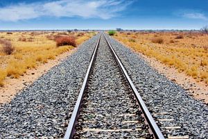 Unendliche Zugfahrt Namibia