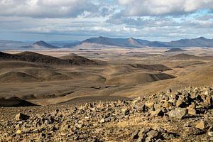 Uitzicht over Möðrudalur in Noord IJsland