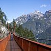 Berg Serles mit Hängebrücke von Torsten Krüger