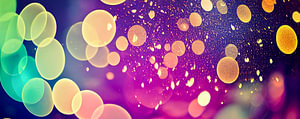 Dots Bokeh Header Hintergrund Illustration