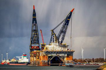 Heerema Thialf callandkanaal van Arthur Bruinen