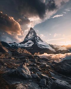 Bergpanorama: Alpenhochland im Glanz