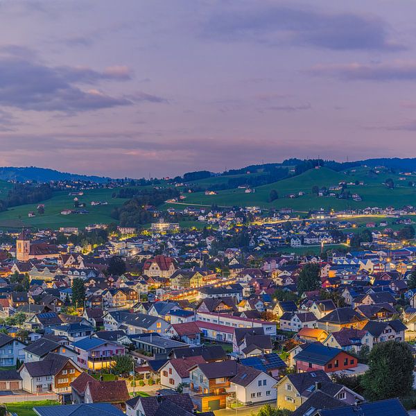 Appenzell au coucher du soleil par Henk Meijer Photography