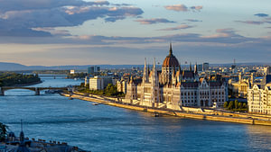 Das Parlamentsgebäude in Budapest