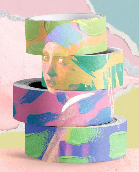 Das Mädchen mit dem Perlenohrring - Flexa Edition von Moonheart Artworks