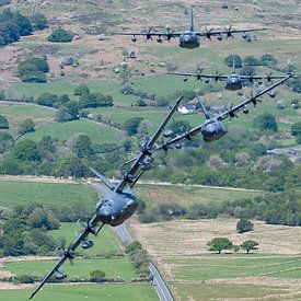 "Vol de Boston" 4x Opérations spéciales de l'USAF MC-130J Super Hercules sur Marc Hederik Fotografie