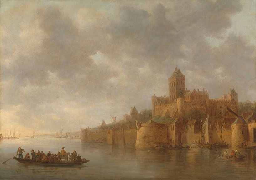 The Valkhof in Nijmegen, Jan van Goyen - 1641 by Het Archief