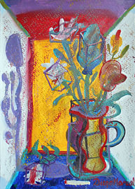 Kubistische Vase von Diego Manuel Rodriguez