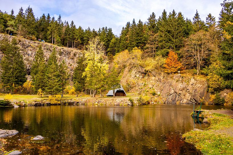 Randonnée automnale à travers le Spittergrund près de Tambach-Dietharz jusqu'à la cascade par Oliver Hlavaty