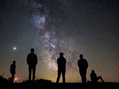 Admiring the starry sky