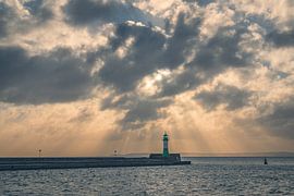 Vuurtoren Sassnitz Eiland Rügen van Mirko Boy