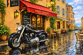 To Nice by motorbike