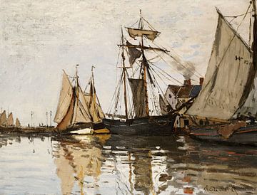 Claude Monet,De haven van Honfleur