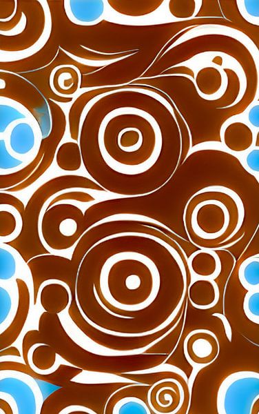 Cercles abstraits par Niek Traas