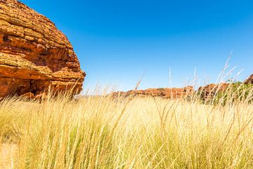 Majestueux Kings Canyon Rocks dans l'arrière-pays australien sur Troy Wegman