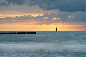Ostseeküste zum Sonnenuntergang