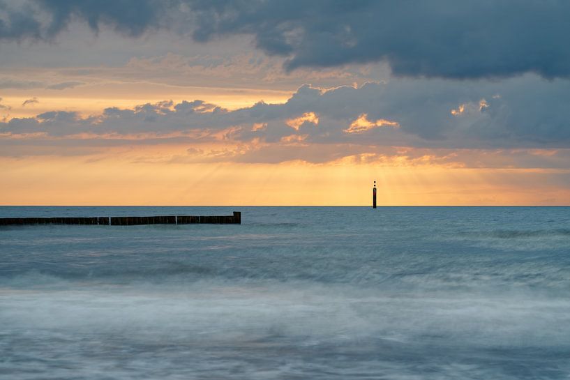 Ostseeküste zum Sonnenuntergang von Ralf Lehmann