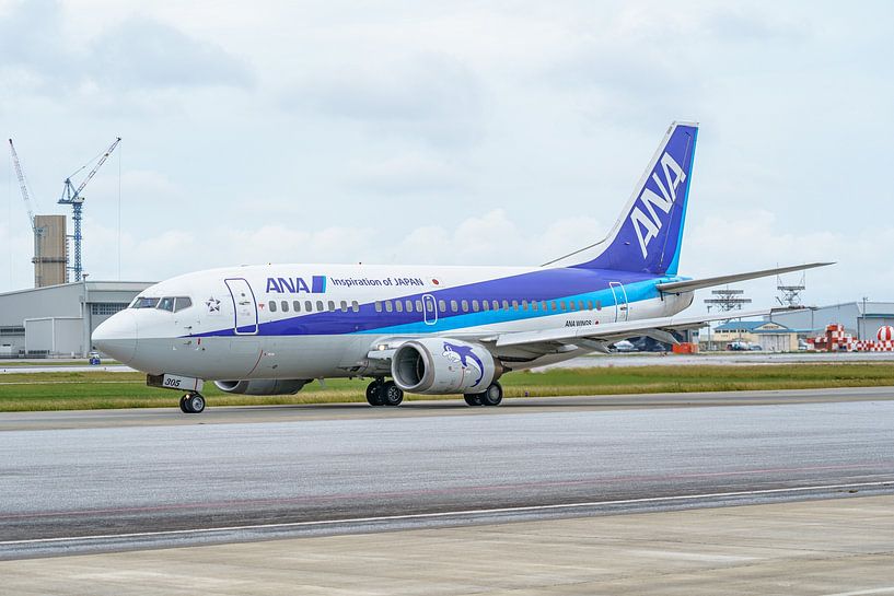 All Nippon Airways Boeing 737-500. by Jaap van den Berg
