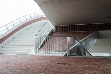 trappenconstructie van de brug de Oversteek van eusphotography