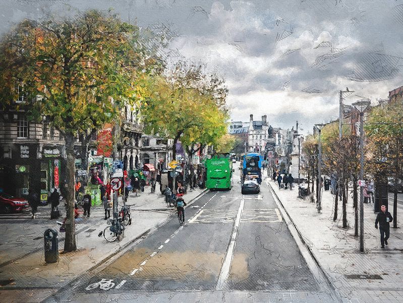 Aquarelle d'art de Dublin #Dublin par JBJart Justyna Jaszke