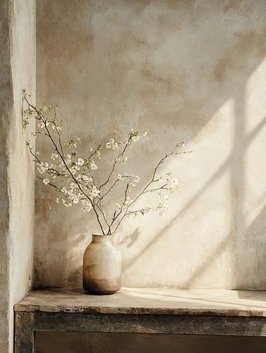 Stilleven in Japandi stijl van Japandi Art Studio