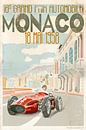 Großer Preis von Monaco 1958 von Bert-Jan de Wagenaar Miniaturansicht