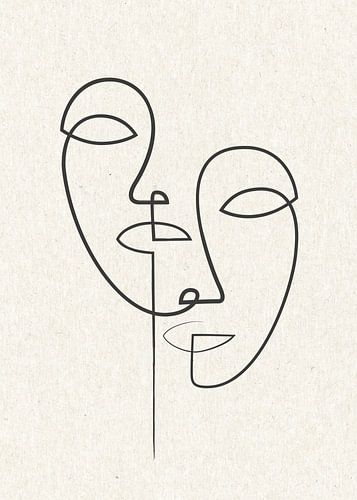 Portrait/dessin au trait