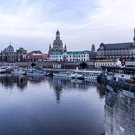 Een korte avondwandeling door het prachtige historische centrum van Dresden - Saksen - Duitsland van Oliver Hlavaty