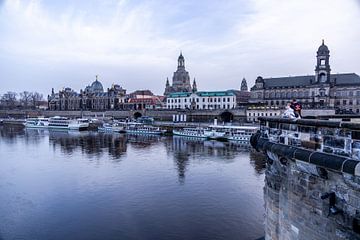 Een korte avondwandeling door het prachtige historische centrum van Dresden - Saksen - Duitsland van Oliver Hlavaty