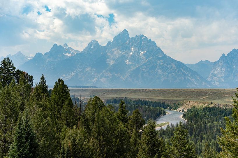 Grand Teton National Park, USA, Snake River overlook by Jeroen van Deel