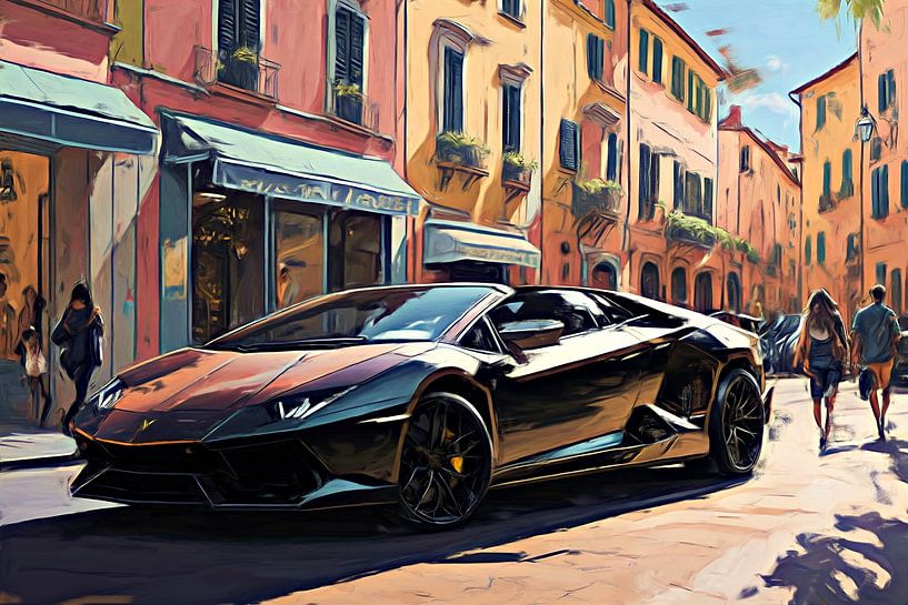 Black Lambo by DeVerviersBelgium