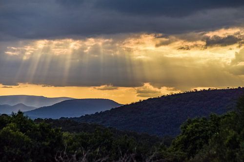 coucher de soleil Afrique du Sud