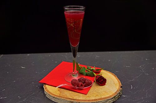 Framboos Gember Limonade Mousserende Wijn Cocktail