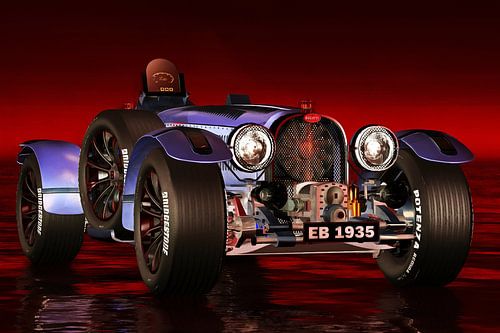 Klassieke auto – Oldtimer Bugatti Type 33