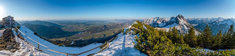 Panoramic view at the Ostler hut by Leo Schindzielorz