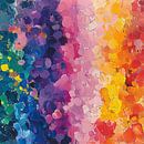 Abstract Painting Colourful Modern No 14 by Niklas Maximilian thumbnail