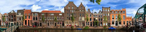 Leiden Oude Rijn panorama by Dennis van de Water