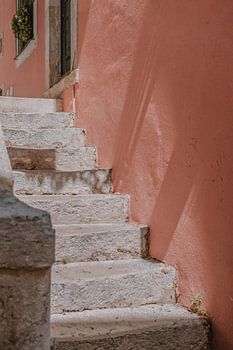 Treppe in Lissabon | Pastellfarben
