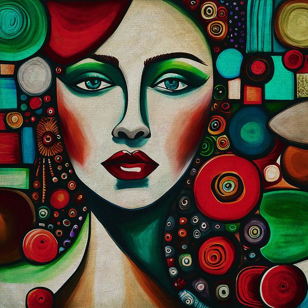 Woman of your dreams a figurative portrait nr 31 by Jan Keteleer