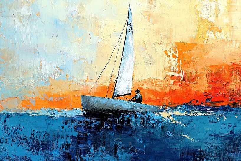 Zeilsport | Zeilboot van OMG Art