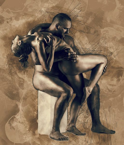 Auf den Händen getragen werden (Erotik, Kunst) von Art by Jeronimo