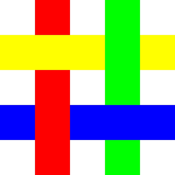 Permutation des couleurs | ID=05 | V=06 | P #06 | RYGB par Gerhard Haberern
