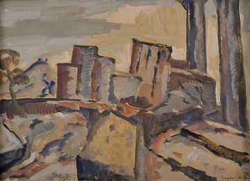 Sirak Skitnik (1883-1943)-Landschap uit Griekenland