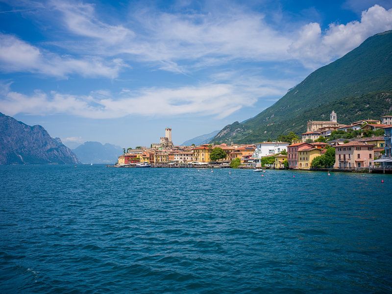 Gardasee - Blick auf Malcesine von t.ART